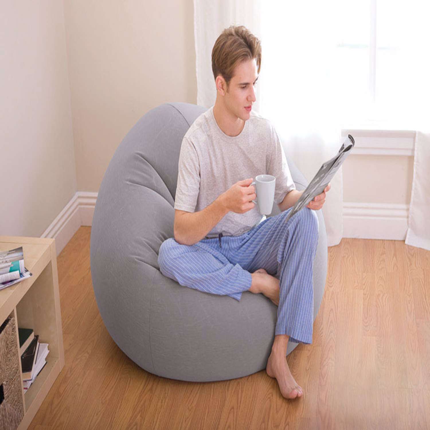 Big Joe Bean Bag Filling Hack: Shop Vac Used To Blow Bean Bag