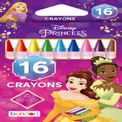 Bendon Disney Washable Assorted Color Crayons 16 pk