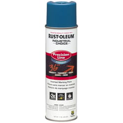 Rust-Oleum Industrial Choice Caution Blue Inverted Marking Paint 17 oz