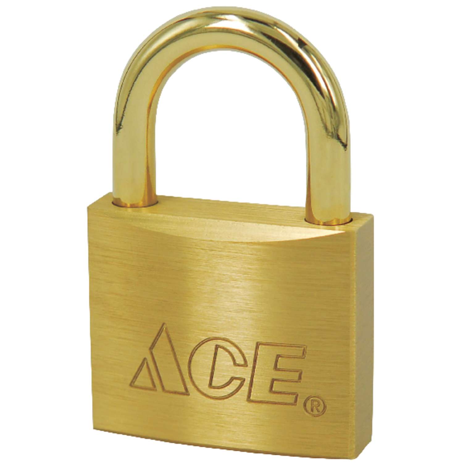 Ace 11/8 in. H X 11/2 in. W X 11/2 in. L Brass Double Locking Marine