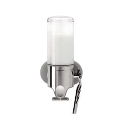 Simplehuman 9.6 in. H X 4.8 in. W X 3.7 in. L Brushed Clear Shampoo/Soap Dispenser
