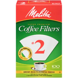 Melitta 6 cups White Cone Coffee Filter 100 pk