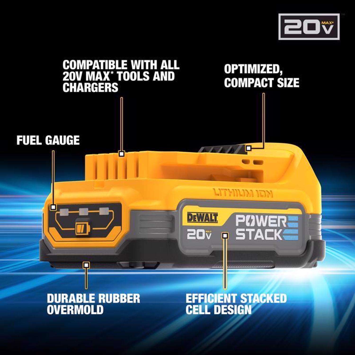 Dewalt 20V Max Lithium-Ion Cordless 3-piece Kit