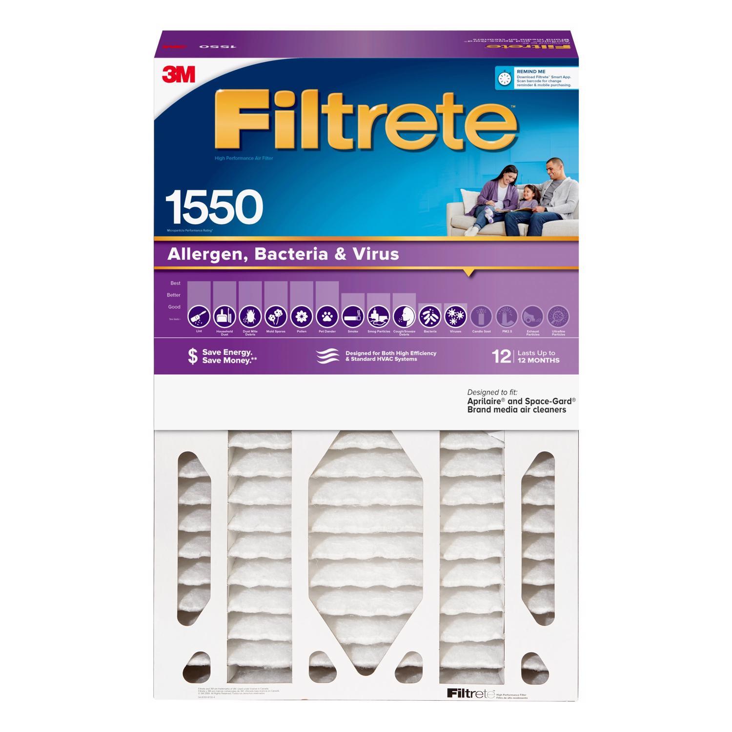Filtrete 20 in. W X 25 in. H X 6 in. D Polypropylene 12 MERV Pleated Air Filter 1 pk Sansujyuku sansujyuku.com
