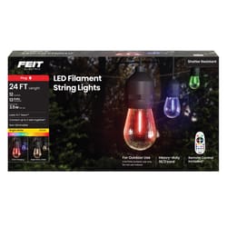 Feit LED String Lights w/Remote Control Multicolored 24 ft�� 13 lights