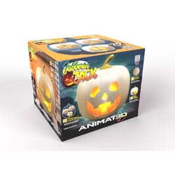 Mindscope Animat3D 11 in. Jabberin Jack Pumpkin Halloween Decor