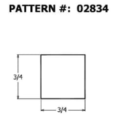 Alexandria Moulding Square Hardwood Dowel 36 in. L 1 pk Red