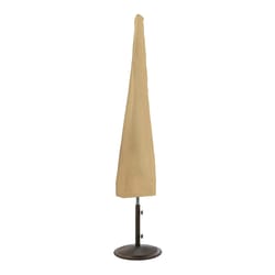 Classic Accessories Terrazzo Brown Polyester Umbrella Cover