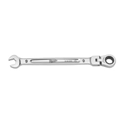 Milwaukee 9 mm X 9 mm 12 Point Metric Flex Head Combination Wrench 6.14 in. L 1 pc