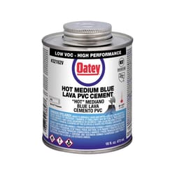 Oatey Blue Cement For PVC 16 oz