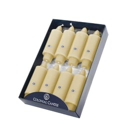 Colonial Candle Limoncello Unscented Scent Classic Taper Candle