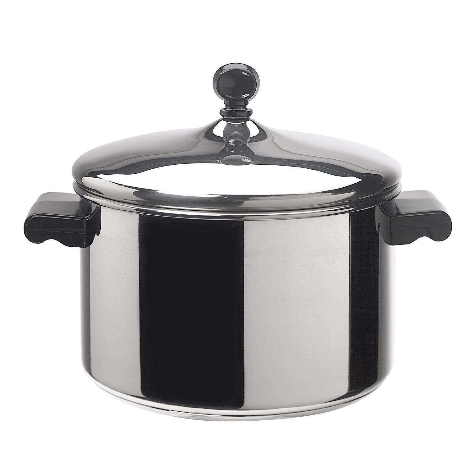 Farberware Stainless Steel Saucepan 4 qt Gray Uae Electronic uaeelectronic.com