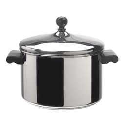 Farberware Stainless Steel Saucepan 4 qt Gray