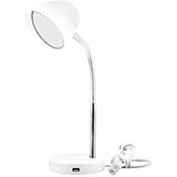 MaxLite 16 in. White Desk Lamp