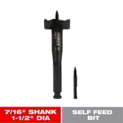 Diablo 1-1/2 in. X 5-1/8 in. L Steel Self-Feed Bit Hex Shank 1 pk