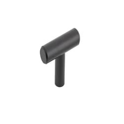 Richelieu Contemporary T-Shape Cabinet Knob 1-3/8 in. Matte 1 pk