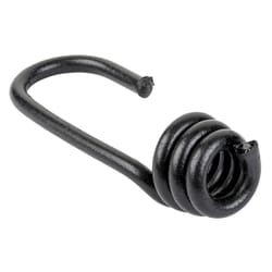 Keeper Black Bungee Cord Hooks 5/16 in. L X 3/8 in. 4 pk