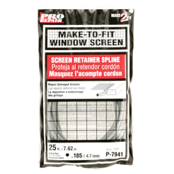 Prime-Line 0.19 in. D X 300 in. L Screen Spline