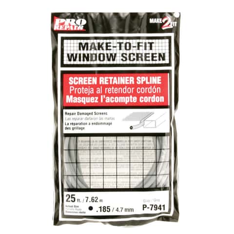 Prime-Line 0.19 in. D X 300 in. L Screen Spline