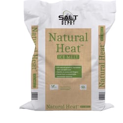 Salt Depot Natural Heat Magnesium Chloride Pet Friendly Flake Ice Melt 50 lb