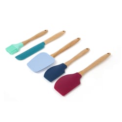 Core Kitchen Assorted Silicone/Wood Utensil Set