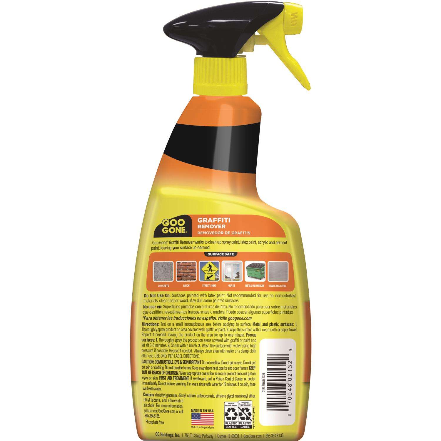 Goo Gone Grout and Tile Cleaner Citrus Scent 28 oz Trigger Spray Bottle