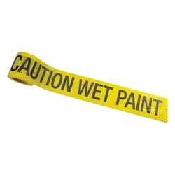 C.H. Hanson CH Hanson 200 ft. L X 3 in. W Plastic Caution Wet Paint Barricade Tape Yellow