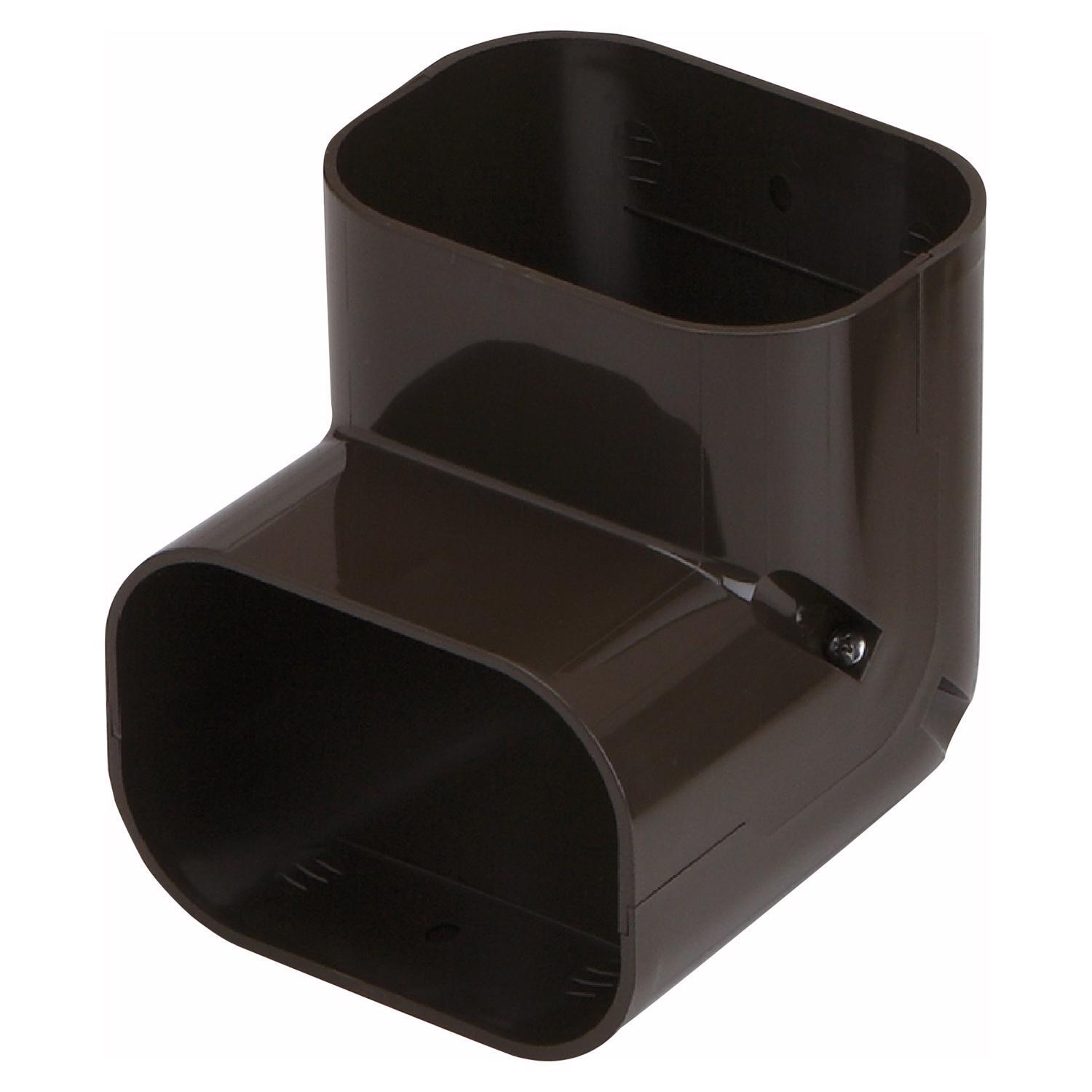 Slimduct Line Set Covers 4.63 in. W X 4.63 in. H Brown Sansujyuku sansujyuku.com