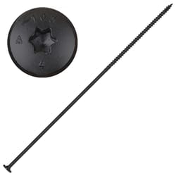 Screw Products NOVA #18 in. X 16 in. L Star Black Steel Lag Screw 1 pk