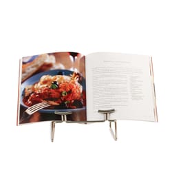 Spectrum Euro 5.5 in. L X 8 in. W X 6 in. H Silver Cookbook Holder