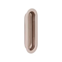 Ives 3-9/16 in. L Satin Nickel Brass Flush Mortise Finger Pull