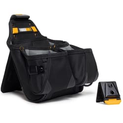 ToughBuilt 13.75 in. W X 13.25 in. H Polyester Framer Tool Pouch 9 pocket Black 1 pc