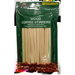 Fill 'n Brew Beige Wood Coffee Stirrers