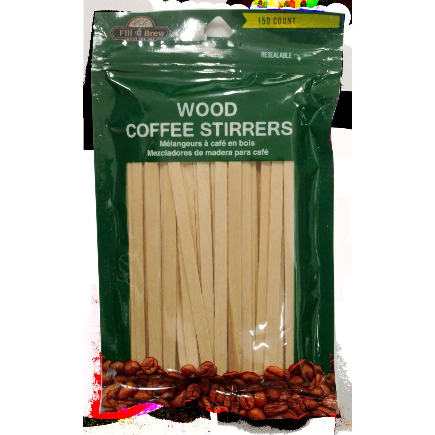 Fill 'n Brew Beige Wood Coffee Stirrers Ace Hardware