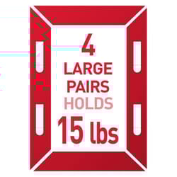 3M Command White Picture Hanging Strips 16 lb 8 pk