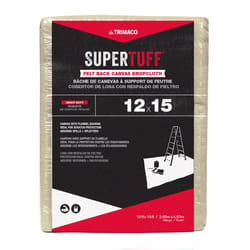 Trimaco SuperTuff 12 ft. W X 15 ft. L Canvas/Felt Drop Cloth 1 pk