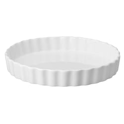 Harold Import 10 in. L Quiche Pan White 1 pk