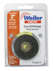 Weiler Vortec 2 in. D X 3/8 in. Aluminum Oxide Cut-Off Wheel 1 pc