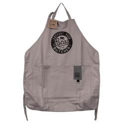 Open Road Brands Butcher Baker BBQ Maker 2 pocket Beige Canvas Apron