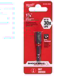 Milwaukee Shockwave 1/4 in. X 1-7/8 in. L Steel Nut Driver 1 pc