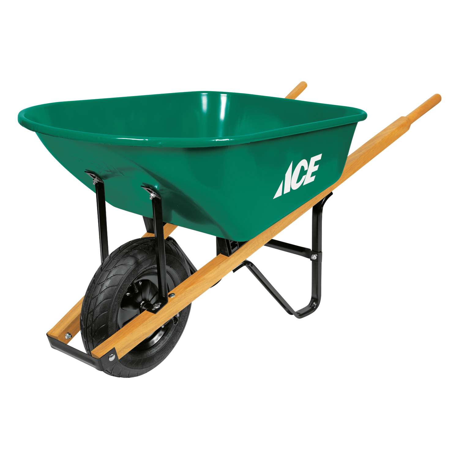 Ace Steel Residential Wheelbarrow 6 cu. ft. Ace Hardware