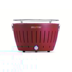 Grill Time 12.5 in. Tailgater GT Charcoal Grill Red