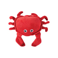 Pet Shop by Fringe Studio Red Plush Just A Little Crabby Dog Toy 1 pk