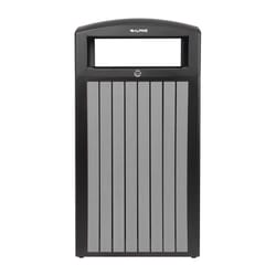 Alpine Industries 40.91 in. H X 21.26 in. W X 21.26 in. L Commercial Garbage Can 40 gal Gray