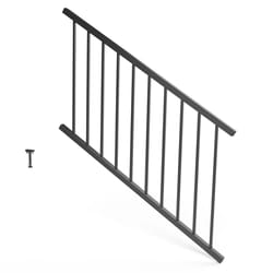 Fortress Building Products Inspire Railing 32.5 in. H X 48 in. W X 2 in. L Aluminum Stair Rail Panel