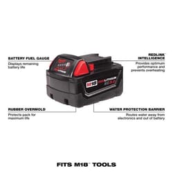 Milwaukee M18 RedLithium XC 3 Ah Lithium-Ion Battery Combo Pack 2 pc