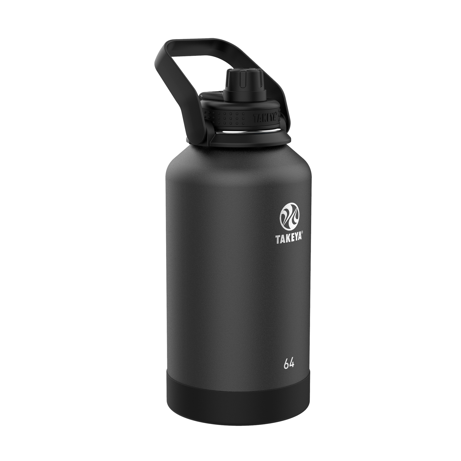 Photos - Other Accessories OZ Racing Takeya Actives 64 oz Onyx BPA Free Double Wall Insulated Water Bottle 5111 