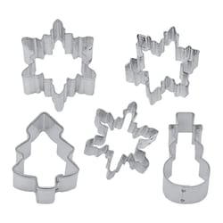 R&M International Corp Cookie Cutter Set Silver 5 pc