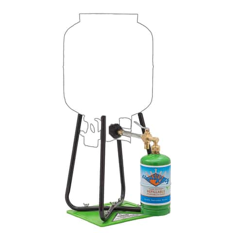 Bernzomatic Refillable/Exchangeable Off-white Steel Propane Tank