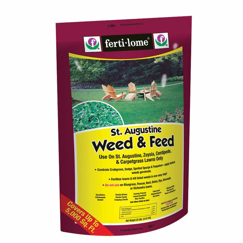FertiLome St. Augustine 1504 Weed and Feed For Zoysia, Zoysia, Augustine 32 lb. 5000 sq. ft